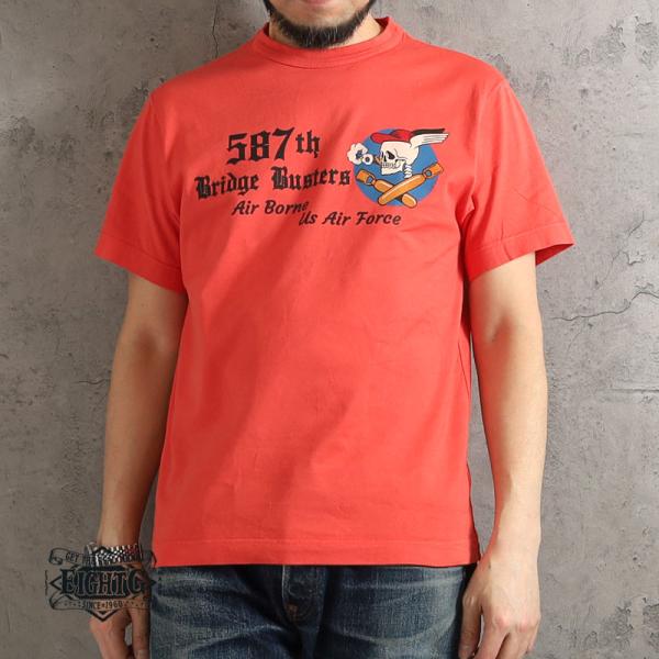 エイトジー Tシャツ 2026春夏 新作 メンズ 日本製 半袖 ミリタリー アメカジ 半袖 プリント...