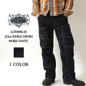 ウエストライド　ウォバッシュダブルニーパンツ　36インチ 10oz ウォバッシュデニム ダブルニーペインターパンツ FN-DP-701