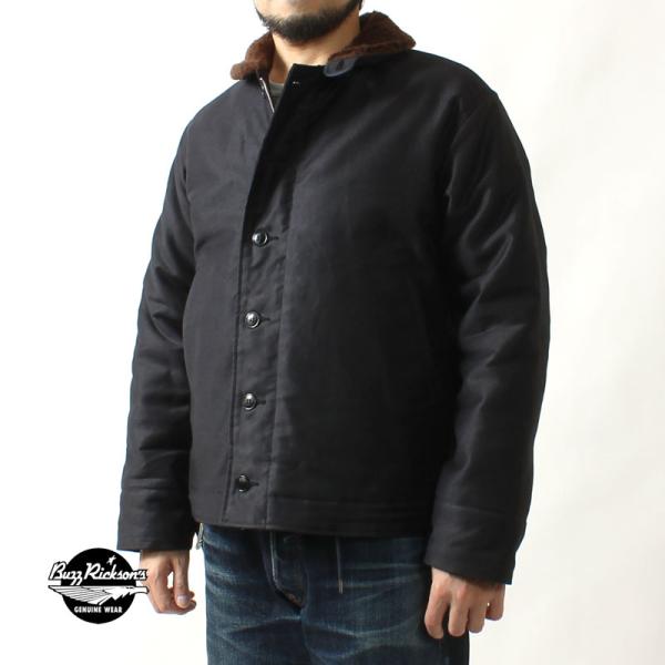 バズリクソンズ N-1 ネイビー デッキジャケット BR15340 2025秋冬 再入荷 東洋エンタ...
