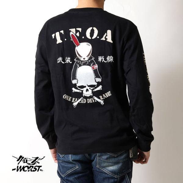 クローズWORST ロンT 2025秋冬 新作 CRLT-2501 武装戦線KKK TFOA デスラ...