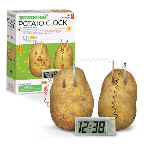 実験 工作 キット エコサイエンス じゃがいも時計 ４M/フォーエム 子供 小学生 中学生 自由研究...