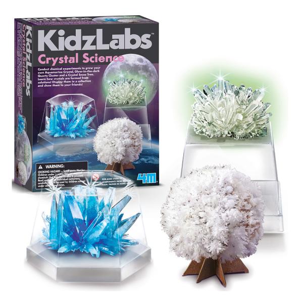 実験 工作 キット キッズラボ クリスタル化学実験 ４M/フォーエム 子供 小学生 中学生 自由研究...