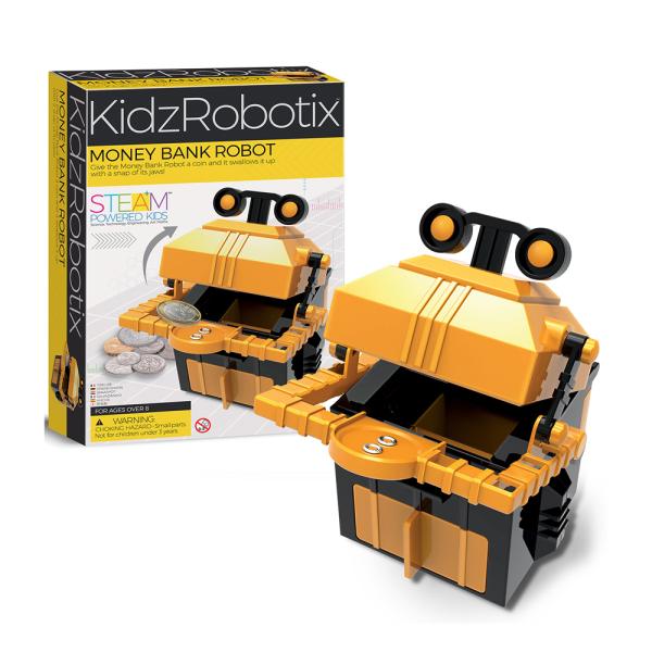 実験 工作 キット ロボット工学 貯金箱ロボット ４M/フォーエム 子供 小学生 中学生 自由研究 ...