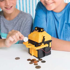 実験 工作 キット ロボット工学 貯金箱ロボッ...の詳細画像1