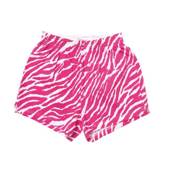 チアパン 総柄 ピンクゼブラ キッズ ジュニア 子供 大人 ショートパンツ 練習着 エイティズ