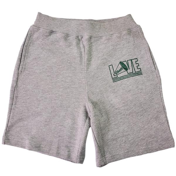 チア スウェット ハーフパンツ LOVE 大人 練習着 S/M/L ラメ キラキラ エイティズ