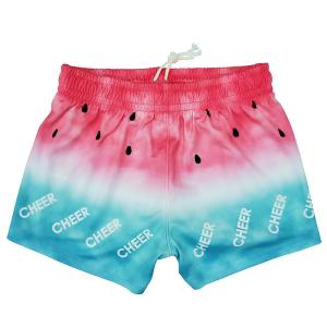 昇華チアパン スイカ キッズ 子ども用 大人用 ショートパンツ