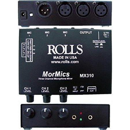 rolls 3 Ch. Mic Mixer/Combiner (MX310)