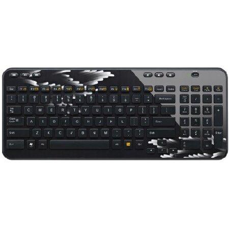 Logitech K360 Wireless Keyboard - Coral Fan