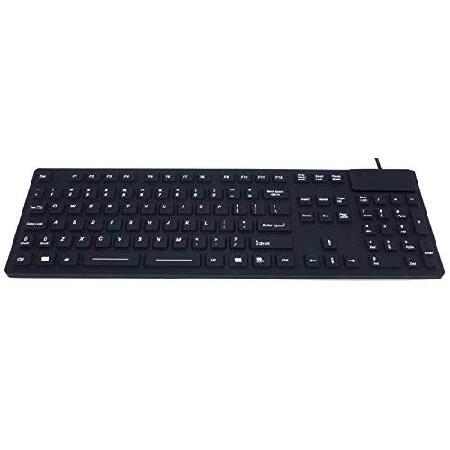 DSI LED Backlit Keyboard with Number Pad - Industr...