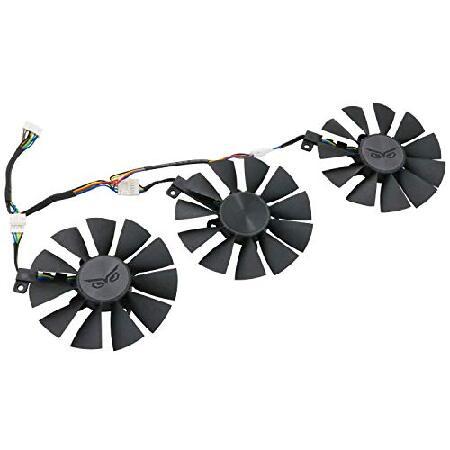 3個/ロットPWMファンクーラー、for Asus Strix gtx980ti / r9 390 ...