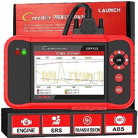 Launch CRP123 OBD2故障診断機 エンジン トランスミッション ABS SRS エラー...