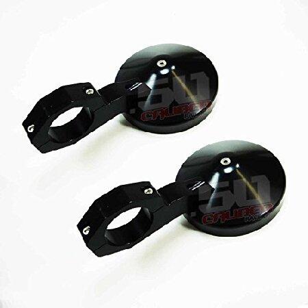 50 Caliber Racing Set of Two 5&quot; Bolt on Mirrors 5....