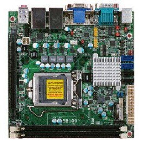 DFI-ITOX SB100-NRM Mini-ITX 工業用マザーボード Q67 LAN2 COM...