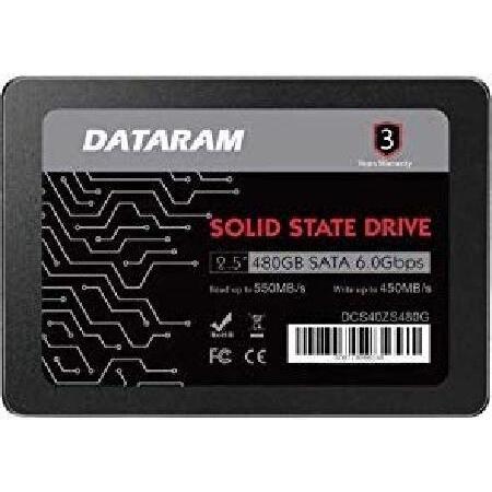 DATARAM 480GB 2.5インチ SSDドライブ ソリッドステートドライブ ASROCK F...