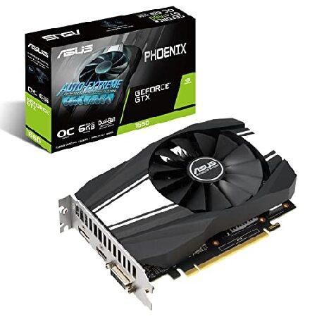 ASUSグラフィックカードPH-GTX1660-O6G（OC版、Nvidia GeForce GTX...