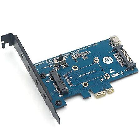 Mini PCI-E PCI Express to PCI-E 1x アダプター、SIMカードスロッ...