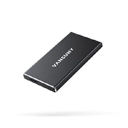 Vansuny 500GB ポータブル外付けSSD USB 3.1 Gen2 430MB/s 高速デ...