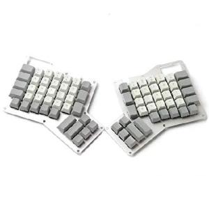 108 Key Mechanical Keyboard ErgoDox Ergo PBT Top Printed/no Printed Key Caps Mechanical Keyboard Keycap for MX Switches Cherry Profile Grey Caps (Colo｜eightimportstore