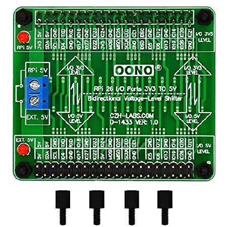 RPi 3.3V - 5V 26 I/O 双方向電圧レベルシフターモジュール Raspberry P...