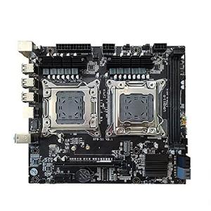 WWWFZS MotherboardsComputer Mainboard Slot Fit for X79 Dual CPU Motherboard LGA 2011 Support for CPU Xeon Processor E5-2680 V2 DDR3/DDR4 Gaming Mother