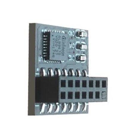 ASUS TPM 2.0 SPI カードモジュール 14-1 ピン セーフティブロック マザーボード...