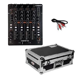 Allen ＆ Heath XONE:43 - 4+1 Channel Analog DJ Mixer ＆ Prox Large Format CD and Digital Media Player Case XS-CD and RCA Cable