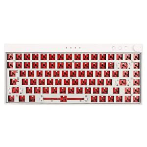 Cuifati 84 Key DIY Mechanical Keyboard, Hot Swap RGB Gaming Keyboard with Type C, Custom Keyboard Kits Wireless White｜eightimportstore