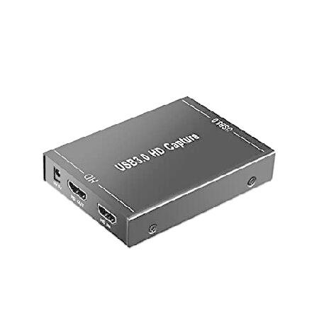 HDMIキャプチャカード Riiai USB3.0 ゲームビデオコンバーター HDMIループアウト付...