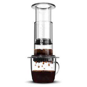 Aeropress Clear Coffee Press - 3 in 1 brew method combines French Press, Pourover, Espresso - Full bodied coffee without grit or bitterness - Small po｜eightimportstore