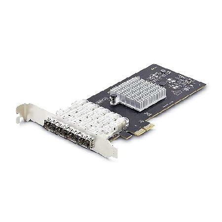 StarTech.com ネットワークアダプターカード／4ポート 1G SFP（全二重）／PCI E...
