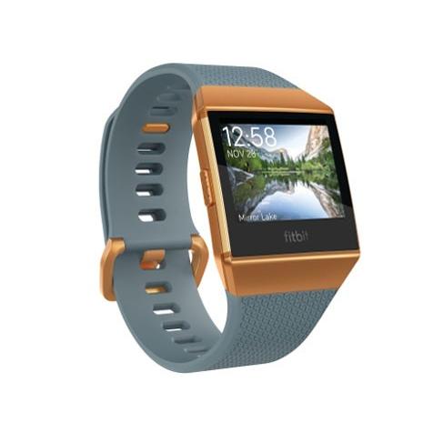 Fitbit FB503CPBU-CJK スマートウォッチ iONIC スレートブルー/バーントオレ...