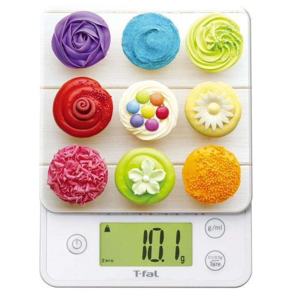 ティファール T-fal はかり キッチンスケール オプティモ カップケーキ柄 BC2112J2 新...
