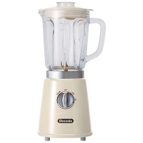 デコーダ Decoda DEC002-BE コンパクトガラスブレンダー 600ml ベージュ 新品 ...