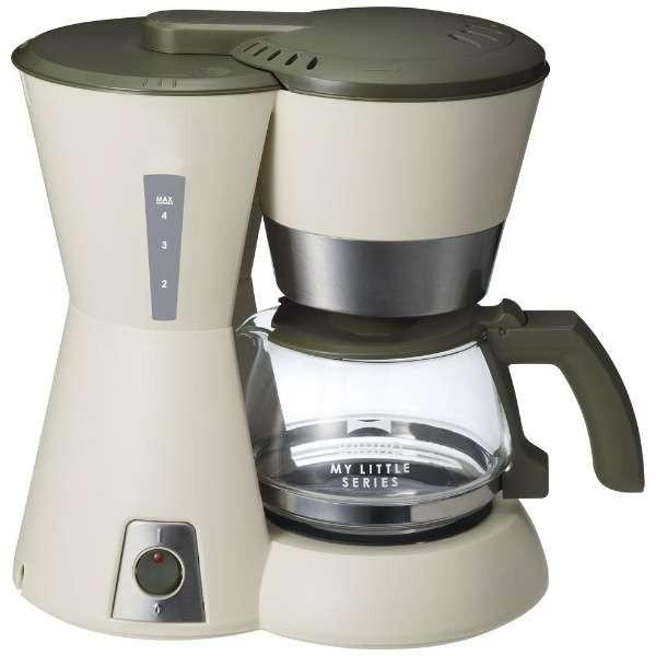 BRUNO 4 カップコーヒーメーカー My Little シリーズ BOE046-BE ベージュ ...