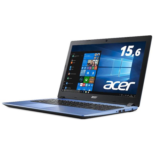 Acer A315-32-N14U/B Aspire 3 15.6型 フルHD Celeron メモ...
