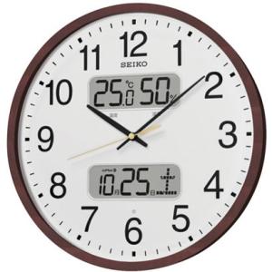 セイコータイムクリエーション KX370B 温度・湿度表示電波掛け時計 新品 送料無料