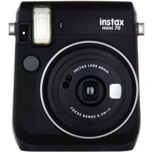 富士フイルム FUJIFILM instax mini 70N BLACK インスタントカメラ チェ...