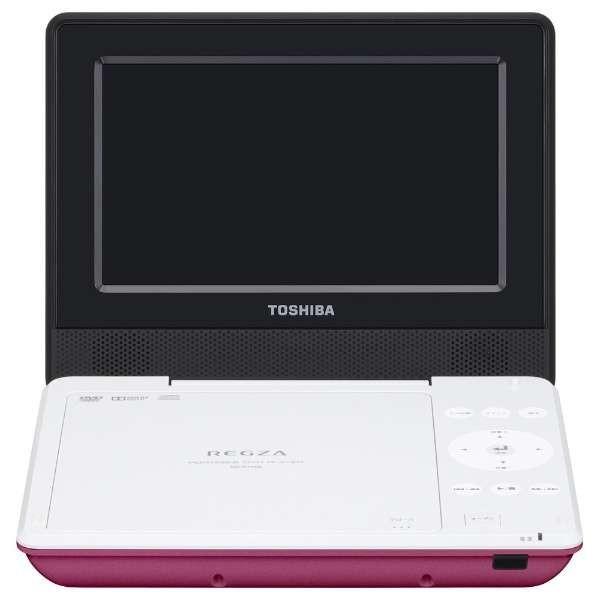 東芝 SD-P710SP 7V型ワイド ポータブルDVDプレーヤー REGZA ピンク 新品 送料無...