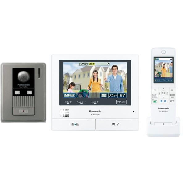 パナソニック Panasonic VL-SWD701KL ワイヤレスモニター付き テレビドアホン ど...