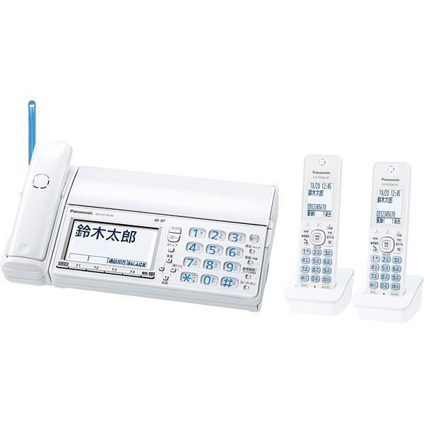 パナソニック Panasonic KX-PZ710DW-W デジタルコードレス普通紙ファックス おた...