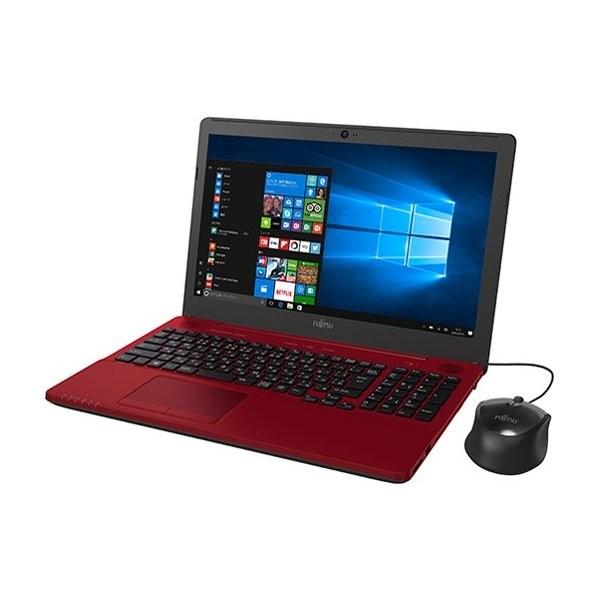 富士通 FUJITSU FMVA42B1R ノートパソコン LIFEBOOK AHシリーズ ベーシッ...
