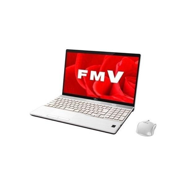 富士通 FUJITSU FMVA77B3W LIFEBOOK AHシリーズ 15.6型ワイド Cor...