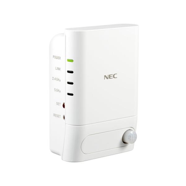 NEC PA-W1200EX-MS Aterm コンセント直挿し センサー機能付き Wi-Fi中継機...
