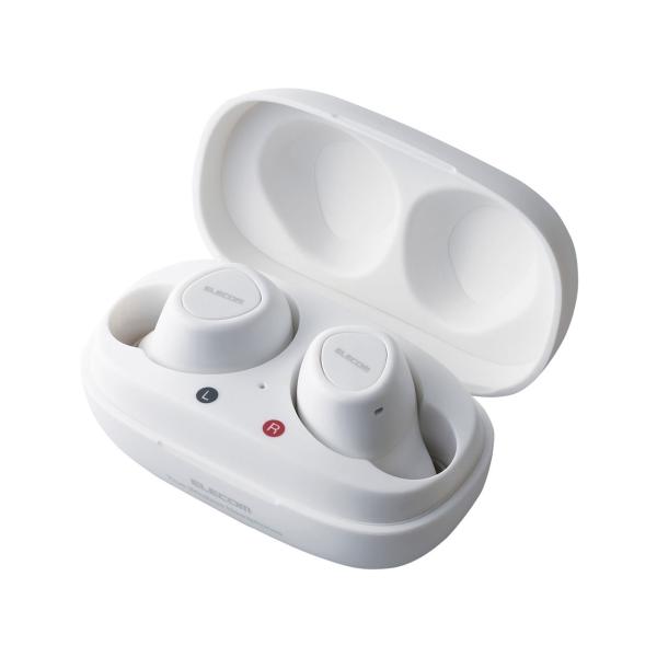 エレコム LBT-TWS10WH Bluetoothイヤホン トゥルーワイヤレス FAST MUSI...