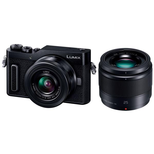 パナソニック Panasonic LUMIX DC-GF10W-K ダブルレンズキット ブラック  ...