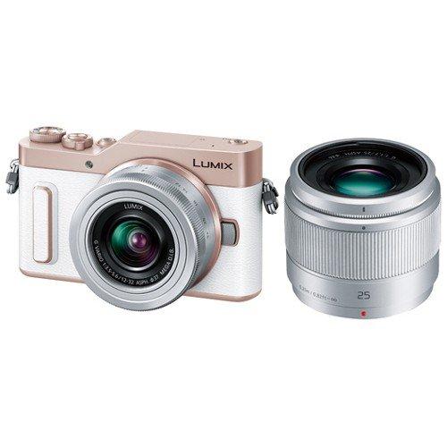 パナソニック Panasonic LUMIX DC-GF10W-W ダブルレンズキット ホワイト 新...