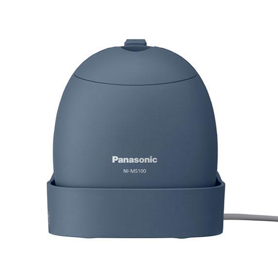 パナソニック NI-MS100-A 衣類スチーマー モバイル 国内・海外両用 グレイッシュブルー 新...