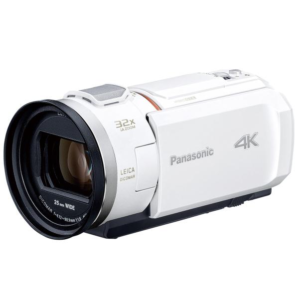 Panasonic HC-VX2M-W デジタル4Kビデオカメラ 64GB内蔵メモリー ピュアホワイ...