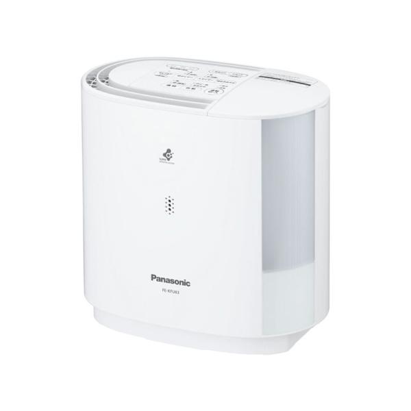 パナソニック FE-KFU03-W ヒーターレス気化式加湿機 プレハブ洋室：8畳 木造和室：5畳 ホ...